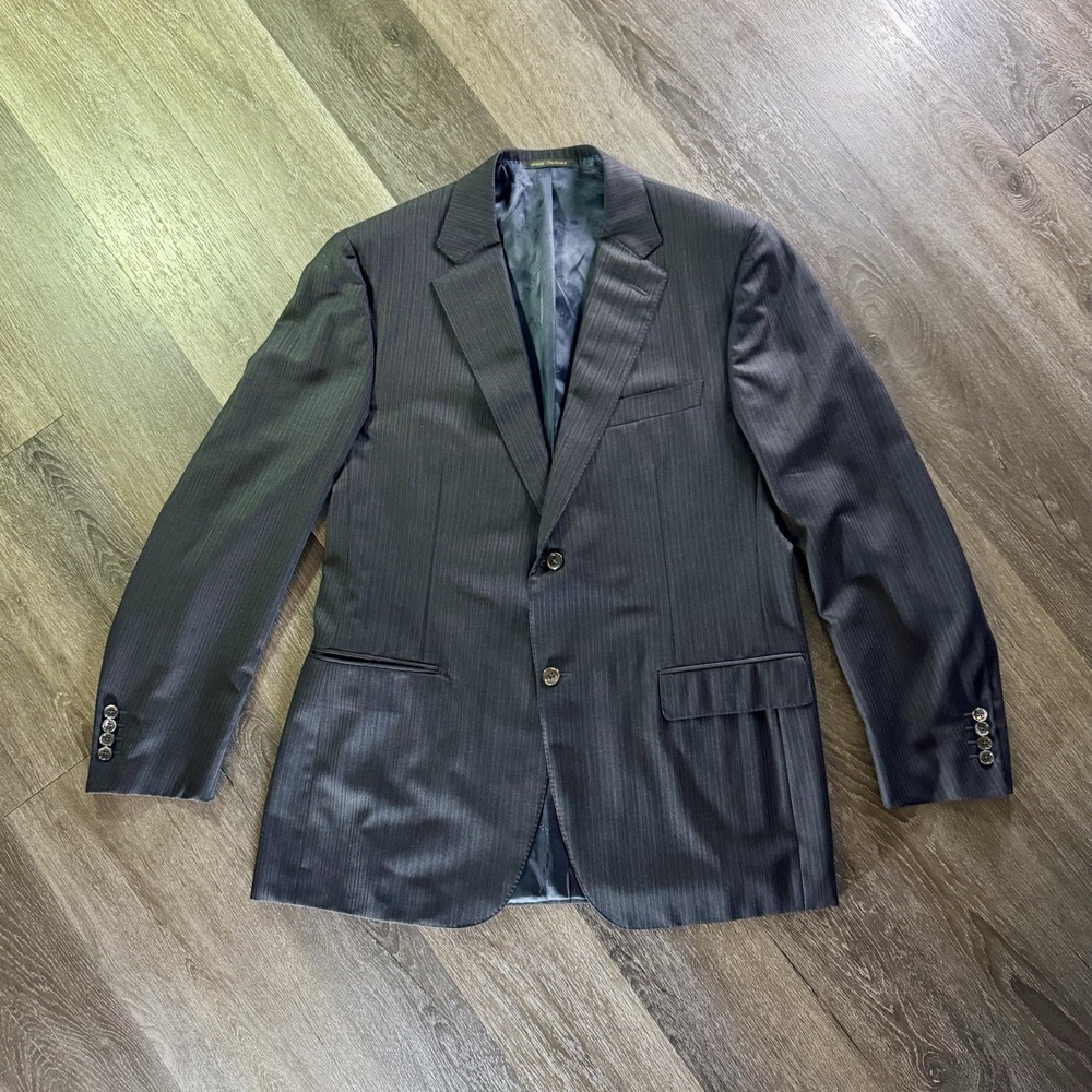 Ravazzolo Suit Black Size IT 46 / US 36L Virgil Wool Bemberg Lining